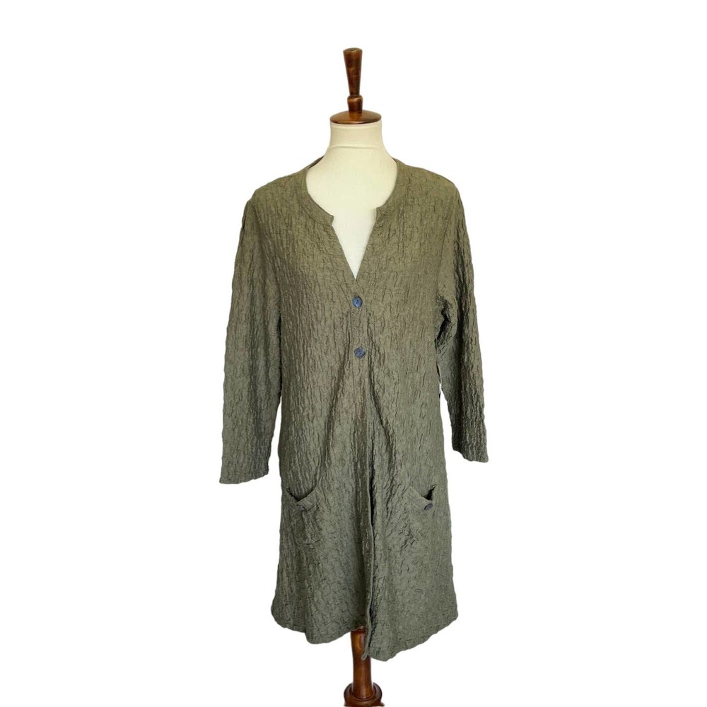 Habitat Crush Tunic Button Front Dress